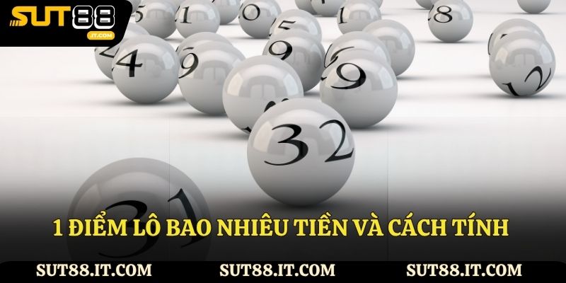 1 điểm lô bao nhiêu tiền và cách tính chính xác trong lô đề