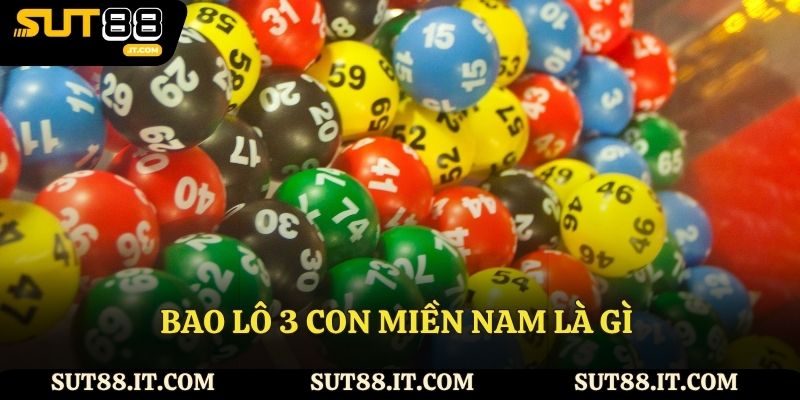 Bao lô 3 con miền nam là gì và cách chơi hiệu quả cùng Sut88