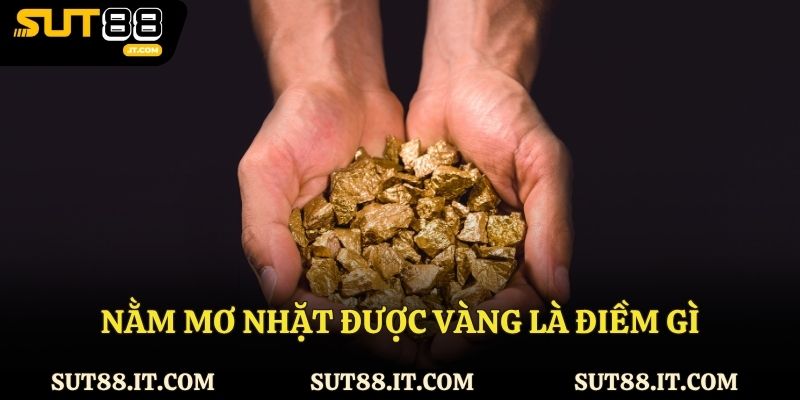 Nằm mơ nhặt được vàng là điềm gì theo chuyên gia Sut88
